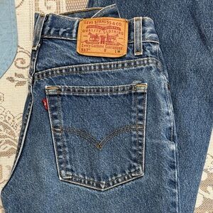 Levi's Classic Blue Jeans with Back Pocket Detail